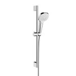 Hansgrohe Croma Select E zuhanyszett Vario 65 cm-es zuhanyrúddal, króm/fehér (26582400)