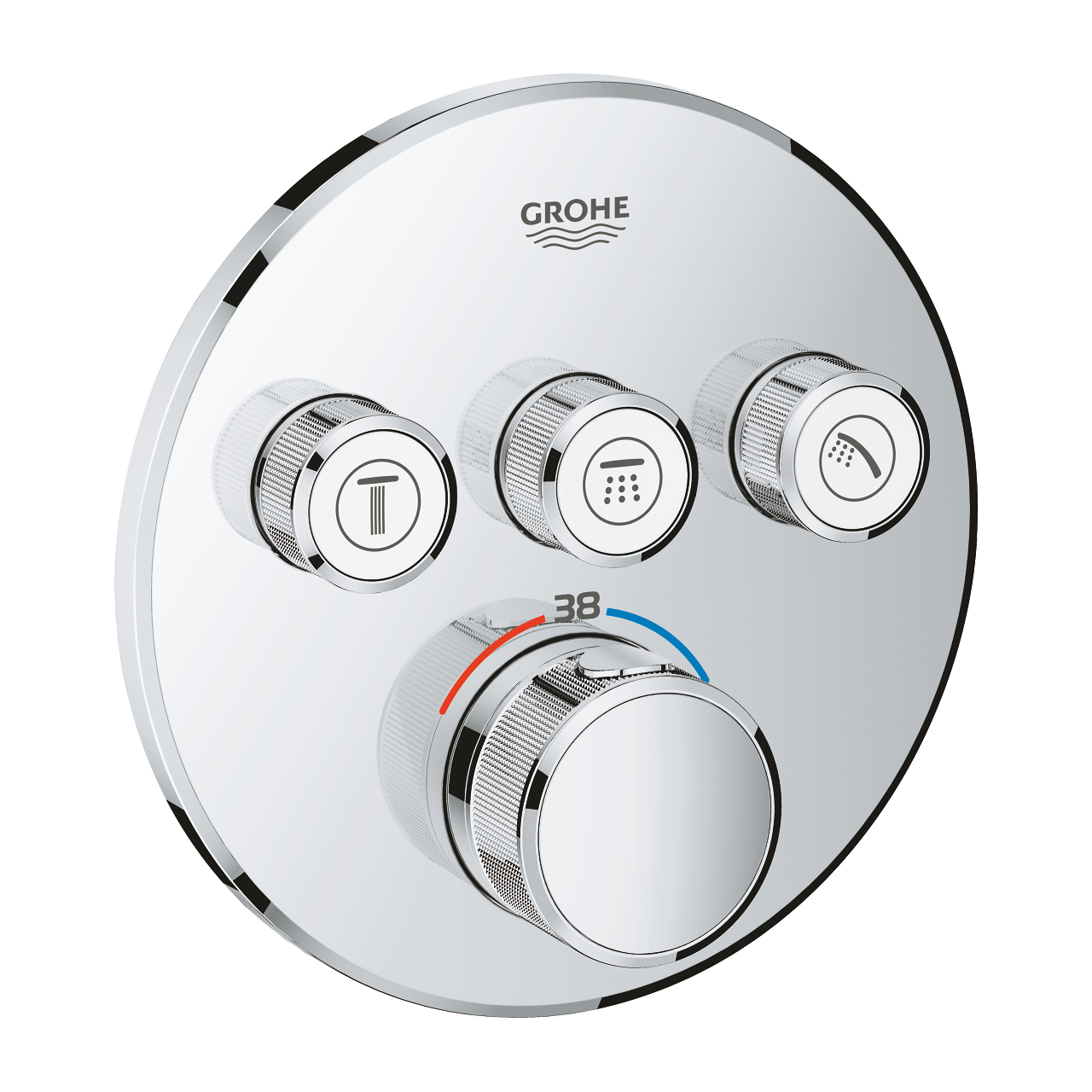 29121000_1_1 Grohe Grohterm SmartControl Termosztátos Csaptelep - Króm (29121000) - Image 1