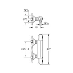 Grohe Grohtherm 1000 Termosztátos zuhanycsaptelep (34550000)-Megszűnt - Image 3