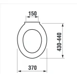 Jika Dino WC ülőke tetővel - Image 2