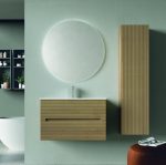 AdattoCasa Rigo magas szekrény 138x35x28 cm -Rovere Farina - Image 3