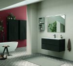 AdattoCasa Rigo magas szekrény 138x35x28 cm -Grigio Lava - Image 3