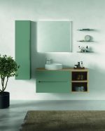 AdattoCasa Rigo magas szekrény 138x35x28 cm -Verde Salvia - Image 4