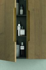 AdattoCasa Rigo magas szekrény 138x35x28 cm -Rovere Farina - Image 2