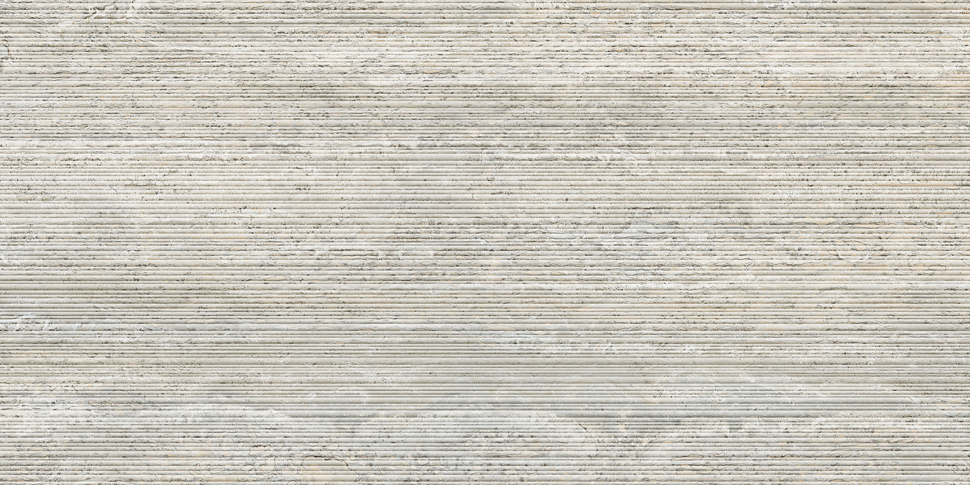 TR05BAR Italgraniti I Travertini Grigio Vein Cut Ribbed 60x120 cm TR05BAR - Image 1