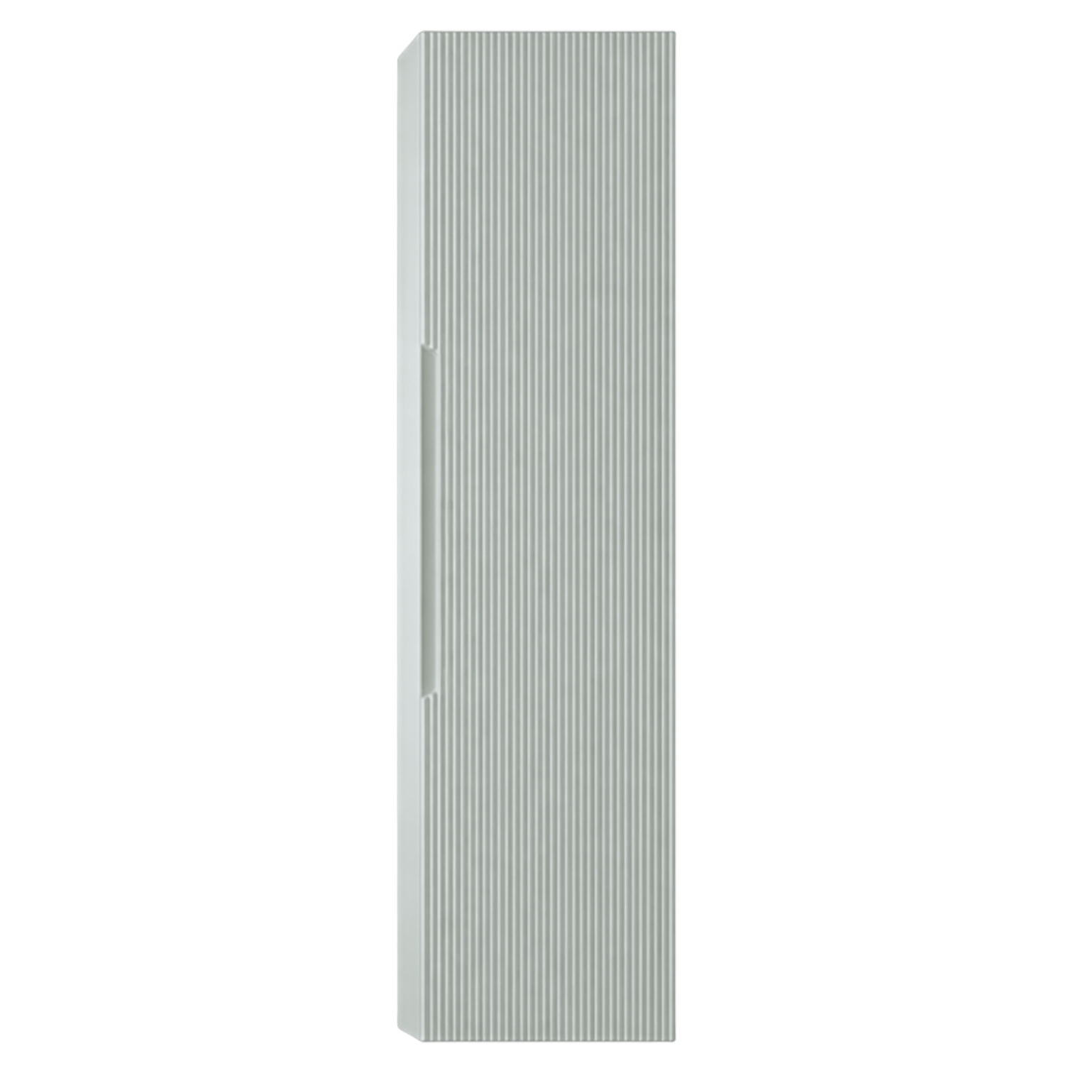 bianco nieve AdattoCasa Rigo magas szekrény 138x35x28 cm - Bianco Neve - Image 1