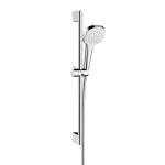 Hansgrohe Croma Select E 1 jet zuhanyszett 65 cm-es zuhanyrúddal, króm/fehér (26584400)