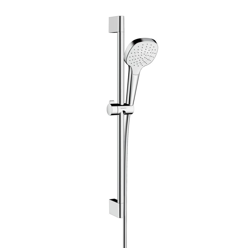 hg-26585400_0 Hansgrohe Croma Select E 1 jet zuhanyszett 65 cm-es zuhanyrúddal, króm/fehér (26584400) - Image 1