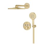 Grohe Grohtherm Smartcontrol falsík alatti termosztástos zuhanyrendszer - Rainshower SmartActive 310 fejzuhannyal  - Brushed Cool Sunrise (34863GN0) - Image 3