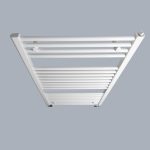 AQUALINE DIRECT fürdőszobai radiátor – egyenes (H-forma), 450 × 960 mm, 447 W, fehér (ILR94T) - Image 2