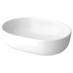 cersanit moduo 50 ovális pultra ültethető mosdó