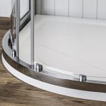 RAVAK Blix II NBLCP4 80x80 cm íves zuhanykabin - Matt fehér - Image 4