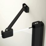 RAVAK CHROME Zuhanyajtó CSD2 100x195 cm - fekete - Image 6