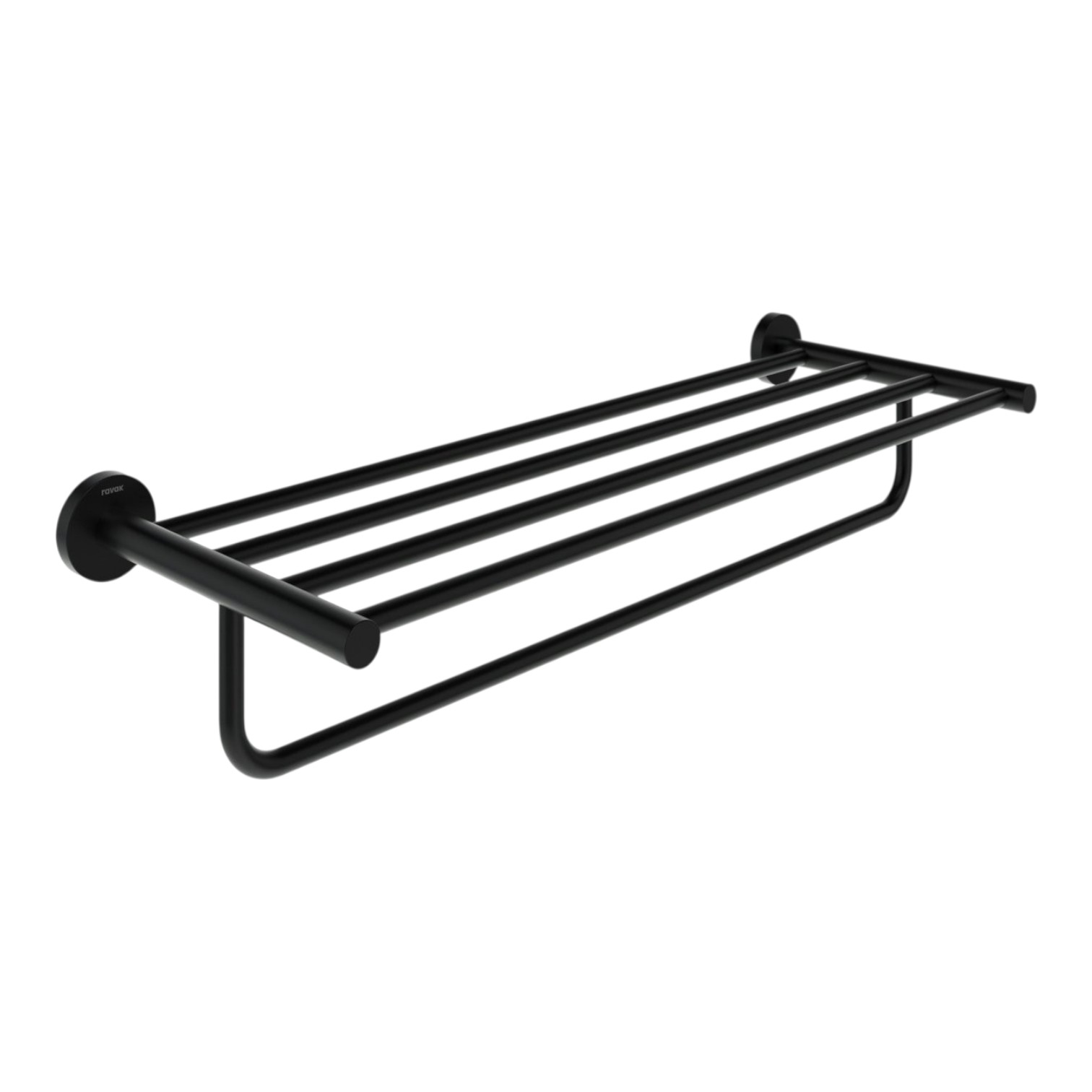 ravak_kona_330.20blm_x07p1305_01 Ravak Kona KN 330 törölközőpolc 60cm, matt fekete - Image 1
