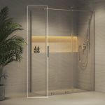 Ravak Roll ROPS fix oldalfal zuhanykabinhoz - Króm