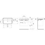 Laufen Pro X mosdó 70 x 46,5 cm - Image 3