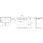 Laufen Pro X mosdó 85 x 46,5 cm - Image 3