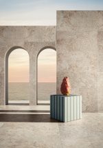 Serenissima Grande In Falda Perlato di Sicilia120 X 120 cm Rett Gres Padlólap - Image 6