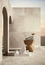 Serenissima Grande In Falda Travertino Navona 120 X 120 cm Rett Gres Padlólap - Image 3