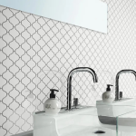 Intermatex Flame White Gloss mozaik 28 x 24,6 cm - Image 2