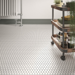 Intermatex Hexagon White matt mozaik 26 x30 cm - Image 2