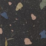 Cir Forever Color Terrazzo Black 20x20 cm burkolat