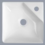Aqualine NEXA sarokmosdó 30×30 cm – kerámia (NP436) - Image 3