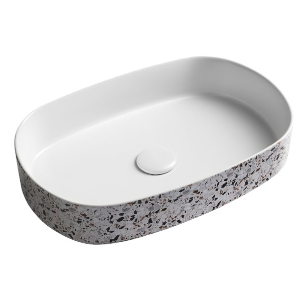 10nf65055-2l-trz.268873542664488 Sapho INFINITY OVAL kerámiamosdó, 55x36cm - Image 1