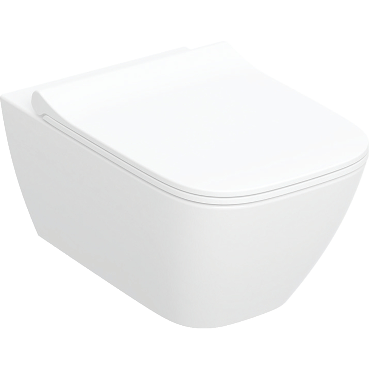 DAS_1150812_20231122_091940 Geberit Smyle Square fali WC, Mélyöblítésű, perem nélküli, lecsapódás mentes ülőkével - KIÁLLÍTÁSI DARAB - Image 1