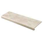 Emilceramica Tele Di Marmo Lumia Ivory Gioiello Full Lappato Gradone Step 33×120×3,2×3,2 cm