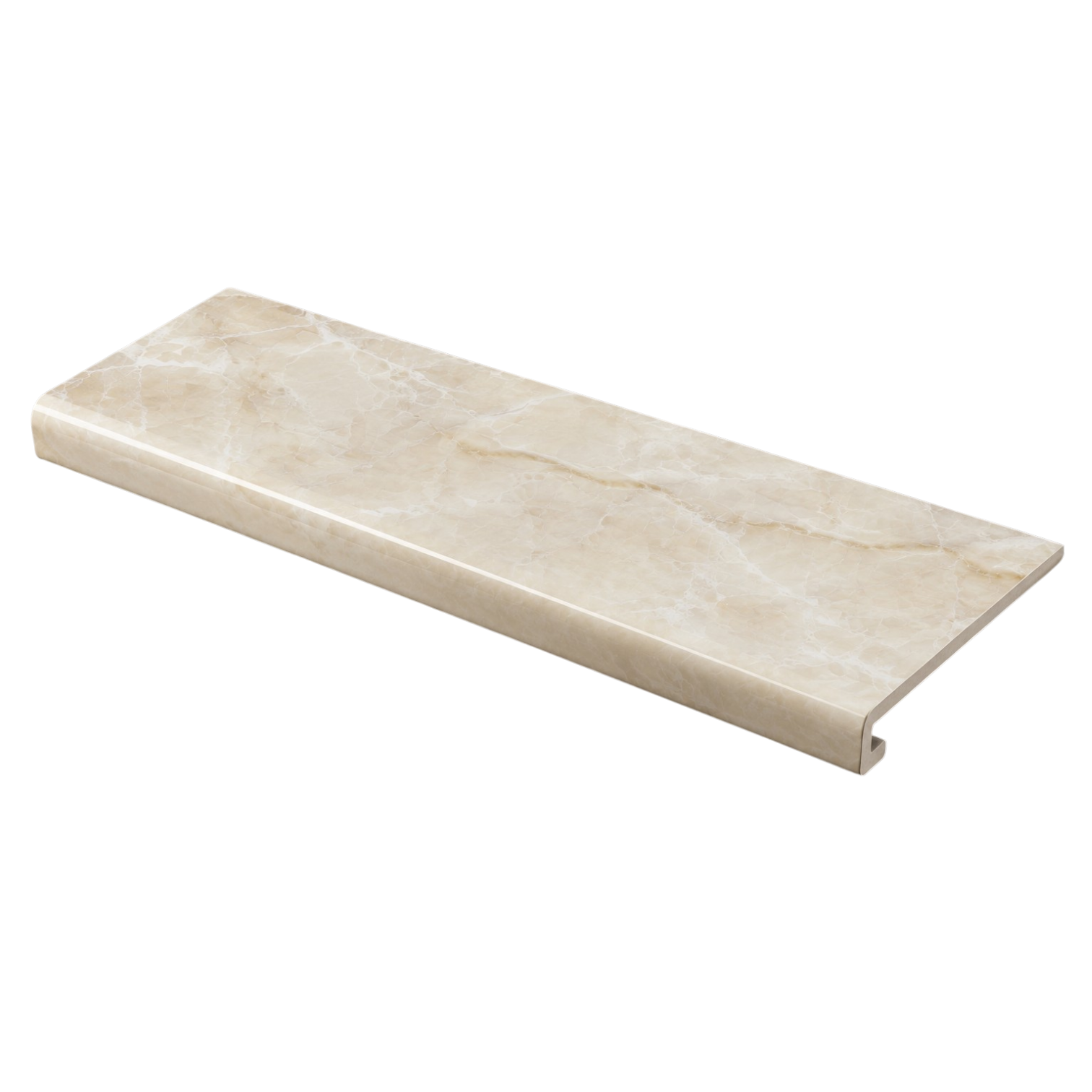 Emilceramica Tele Di Marmo Lumia Ivory Gioiello Gradone Step 33×120×3,2×3,2 cm Emilceramica Tele Di Marmo Lumia Ivory Gioiello Full Lappato Gradone Step 33×120×3,2×3,2 cm - Image 1