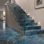 Emilceramica Tele Di Marmo Lumia Labradorite Full Lappato Gradone Step 33×120×3,2×3,2 cm - Image 2