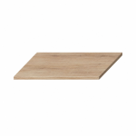 JIKA Cubito Style mosdótartólap 60×45,5 cm, kivágás nélkül, fa dekor (H46J4412203551)