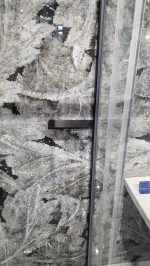 Hüppe Vita Pure tólóajtós zuhanykabin 90x90, fekete, belső polccal - Kiállítási darab - Image 2