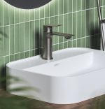 Ravak Plan PN 014.00CR álló mosdócsaptelep 165 mm – grafit - Image 3