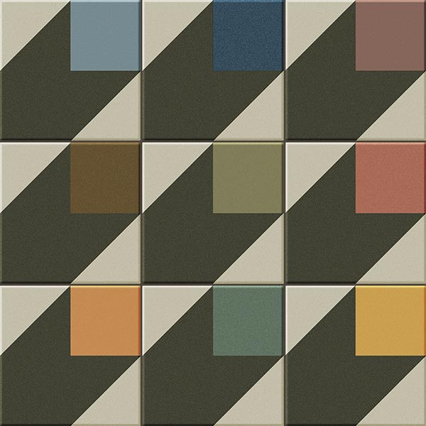ANUENUE_30X30_08 Vives Anuenue 30x30 cm geometrikus mintás porcelán gres padlólap