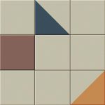 Vives Manawa 30x30 cm geometrikus mintás porcelán gres padlólap