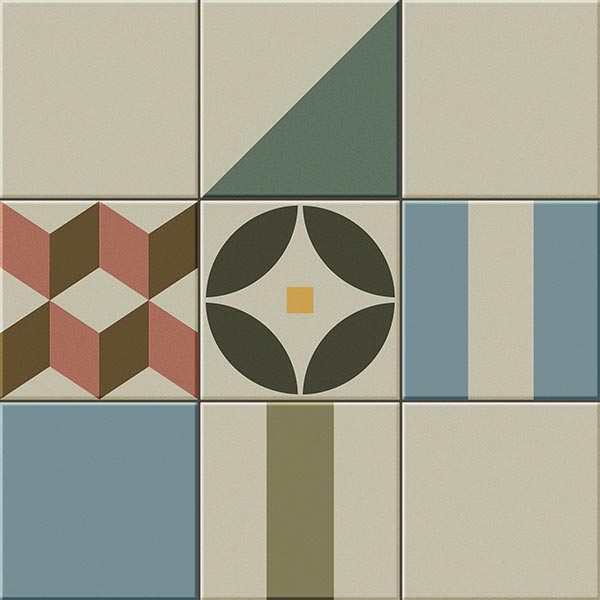 PONO_30X30_03 Vives Pono 30x30 cm mintás gres padlólap - Image 1