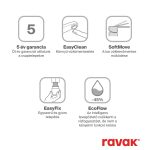 Ravak Nox NX 014.20GB álló mosdócsaptelep 190 mm – grafit - Image 3