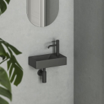 Ravak Veda Wall 40 jobbos kézmosó Antracit (XJXP3240000) - Image 2