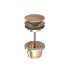Ravak Click-Clack / Fix mosdólefolyó – rose gold fém dugóval - Image 5