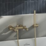 Ravak 611.60CH fali állítható zuhanytartó – Champagne - Image 3