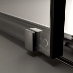 Radaway Alienta Black SD I 80x80 cm szögletes fekete zuhanykabin - fekete - Image 3