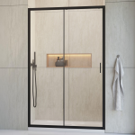 Radaway Alienta Black DWJ 100 cm tolóajtó - fekete