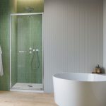 Radaway Alienta DWB 70 cm zuhanyajtó dupla csuklós kialakítással - króm - Image 4