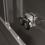 Radaway Alienta DWJ 100 cm tolóajtó - króm - Image 3