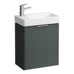 Laufen Base alsószekrény balos, Pro S 48 cm mosdóhoz - traffic grey