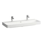 Laufen Pro X mosdó, 120x46 cm - 2 csaplyukkal
