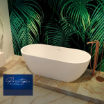M-Acryl Romantika szabadon álló akril kád 170×75 cm - fehér - Image 4