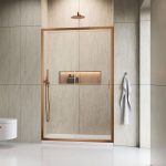 Radaway Alienta DWJ 140 cm tolóajtó - Brushed Copper - Image 2